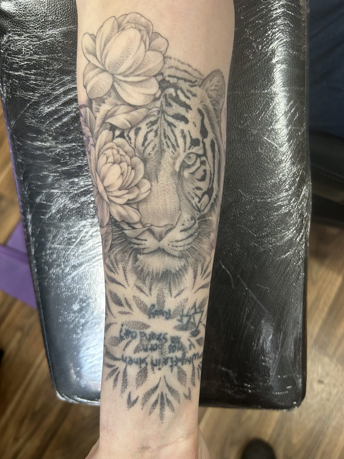 Tattoo work by lee at Inkfusion